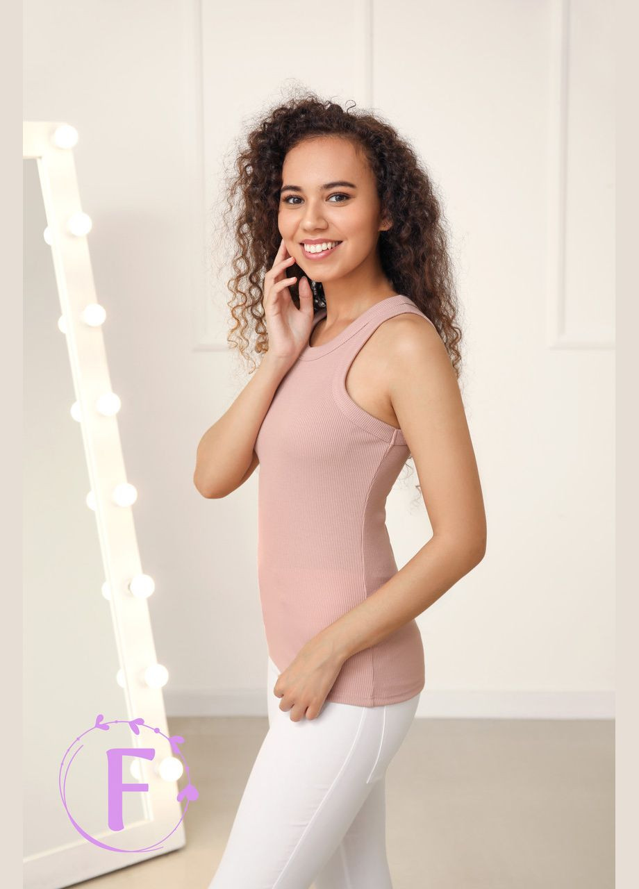 Майка жіноча рубчик Fashion Girl — 317234999