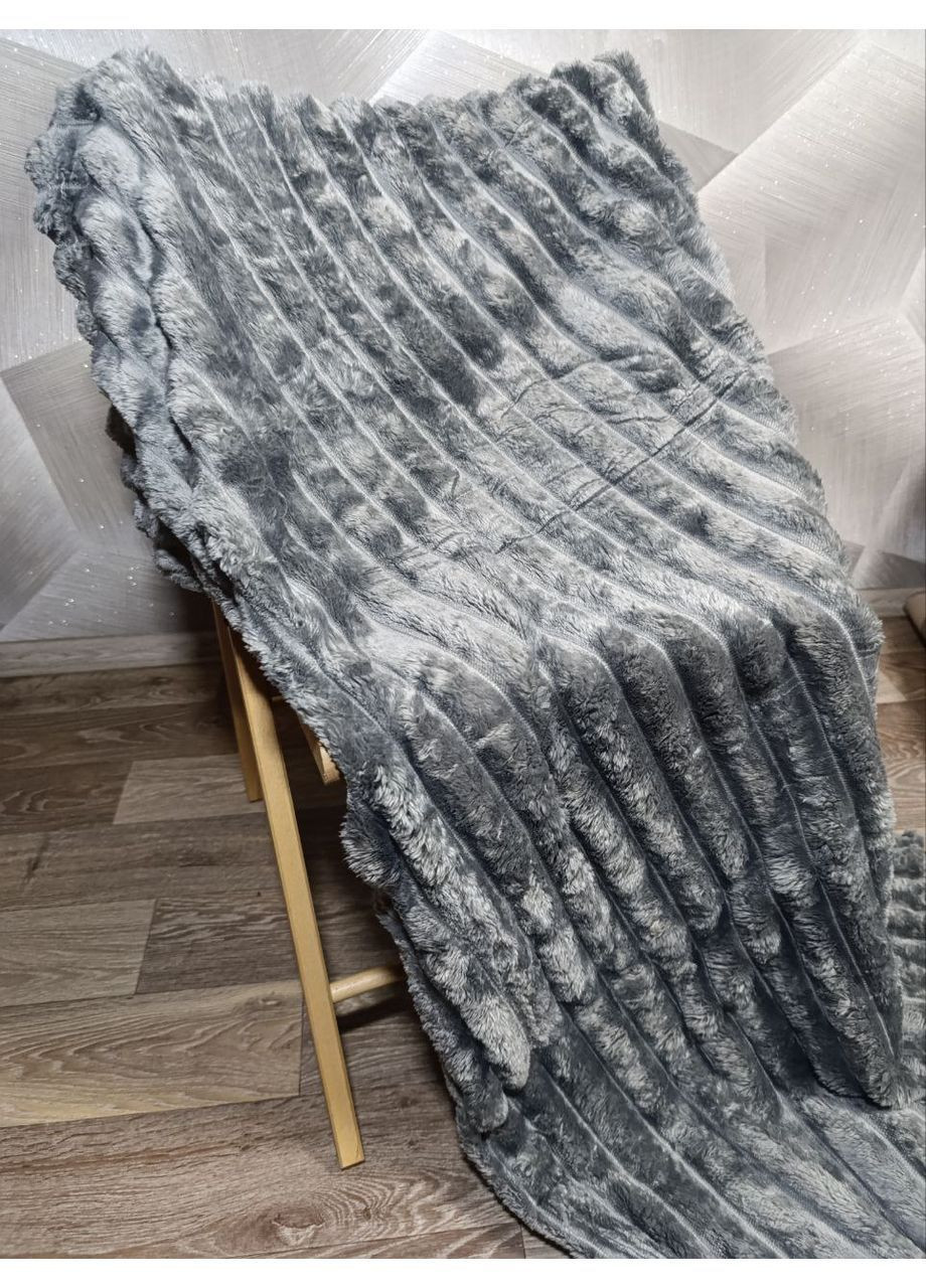 Плед Королівський Шарпей, смужка 4 см, 150*200см, в сумці, ТМ Melloory Home No Brand (365331392)
