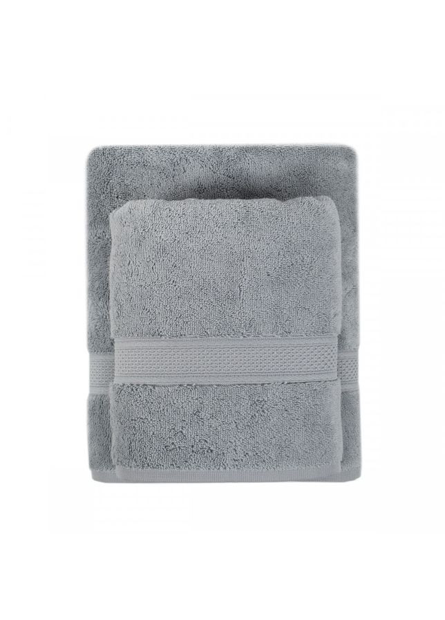 Lotus полотенце махровое home - grand soft twist grey серый 50*90 серый производство -
