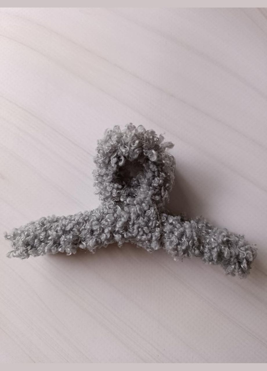 Шпилька краб хутро-петля баранчик No Brand (322578204)