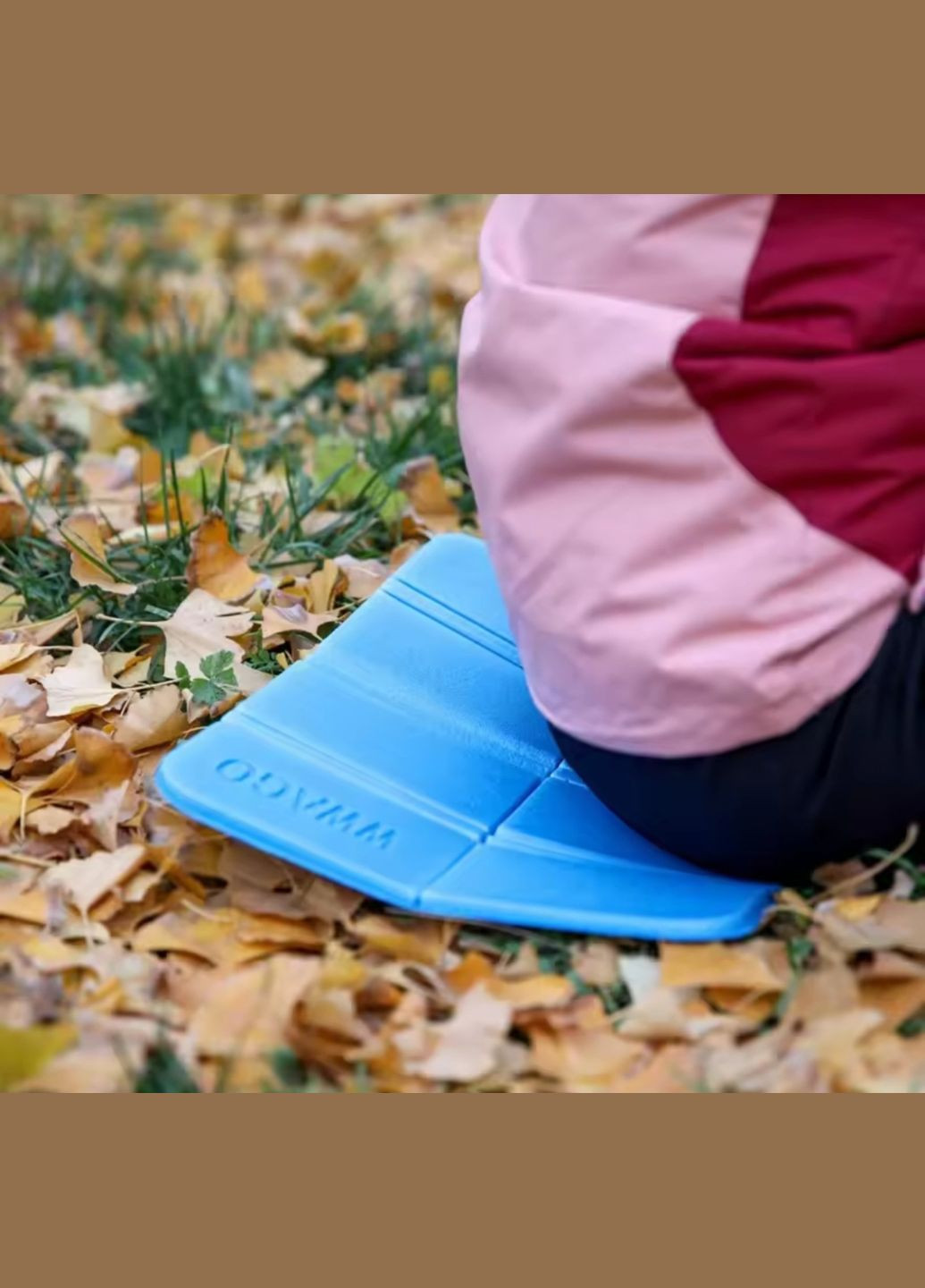 Міні каремат. Складаний антивологий килимок для сидіння, для пляжу,пікніку,відпочинку. СИНІЙ No Brand (340916698)