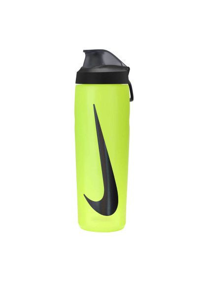 Бутылка для воды Refuel Bottle Locking Lid 24 OZ лимонний, чорний 709 мл N.100.7668.705.24 (887791745101) Nike Refuel Bottle Locking Lid 24 OZ лимонний, чорний 7 (370020106)