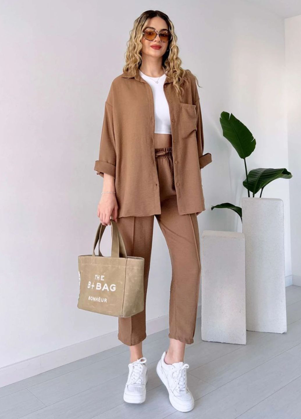 Костюм двойка: Рубашка свободного кроя и брюки Tik-Tak (325401555)