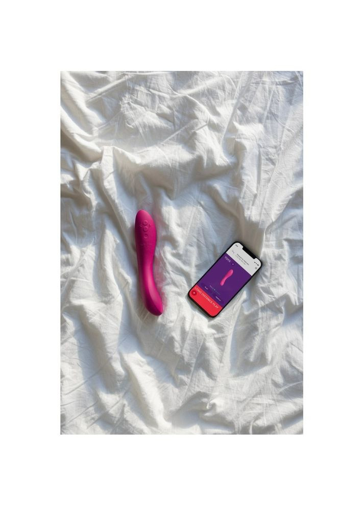 Вібратор для точки G Rave 2, силіконовий, рожевий, 19.3 х 3 см We-Vibe (303892671)