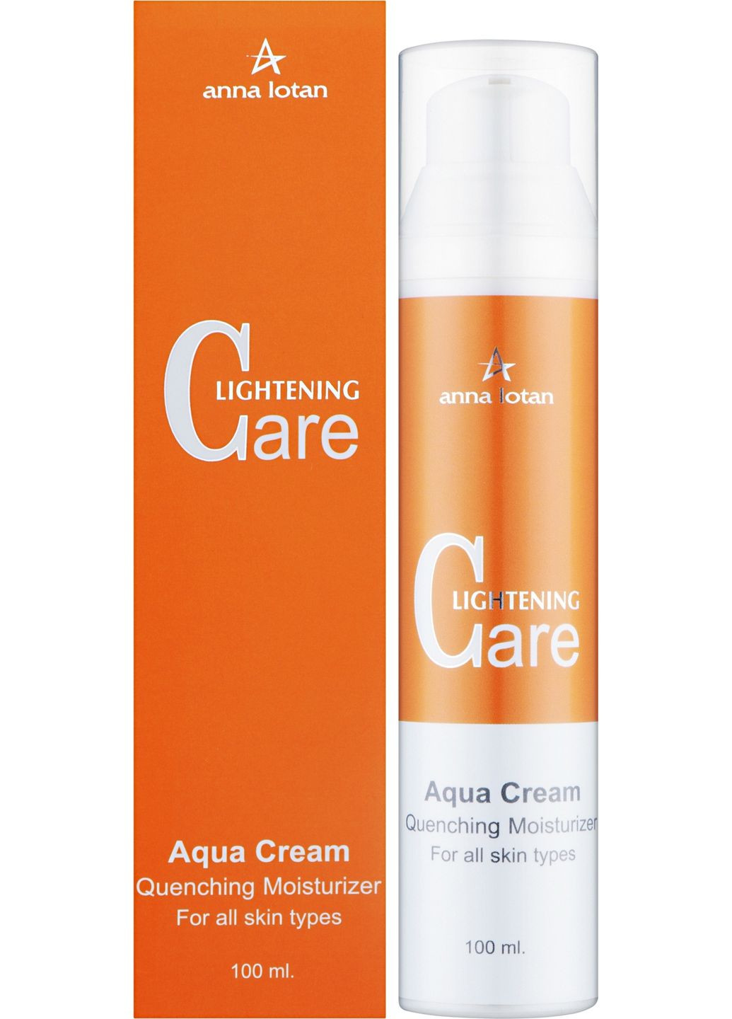 Освежающий крем по уходу Lightening Care Aqua Cream 100ml (1523495-41308708) Anna Lotan (368616366)