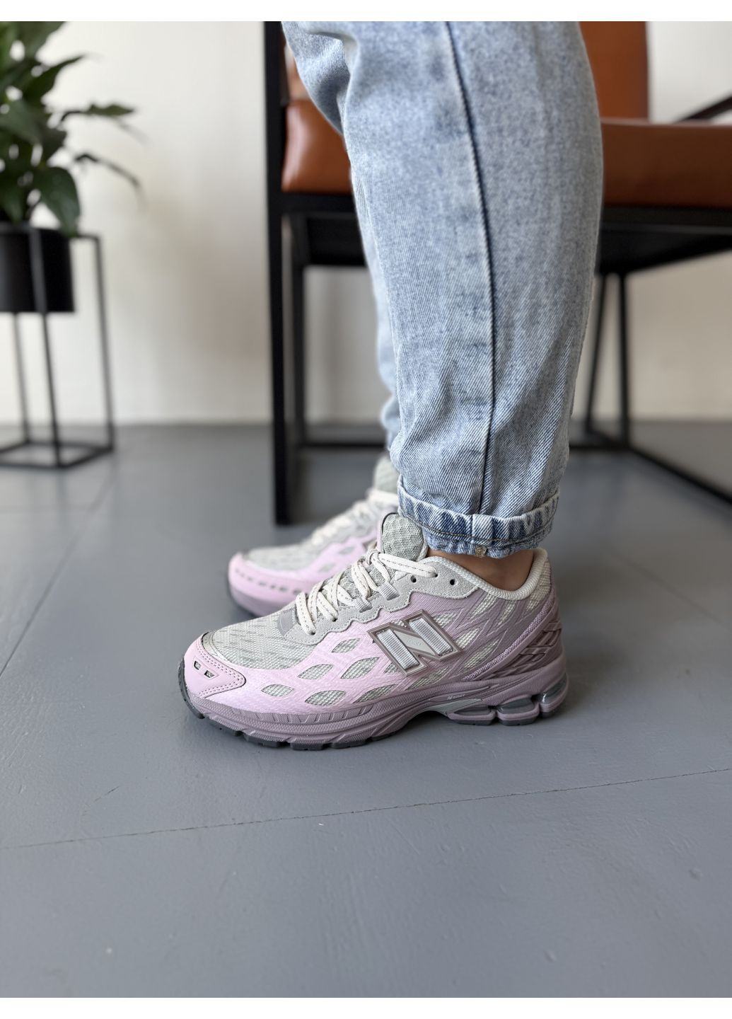 КРОССОВКИ ЖЕНСКИЕ NEW BALANCE 1906W ICE WINE НЬЮ БЕЛАНС 1906W No Brand комбинированные демисезоны (367170672)