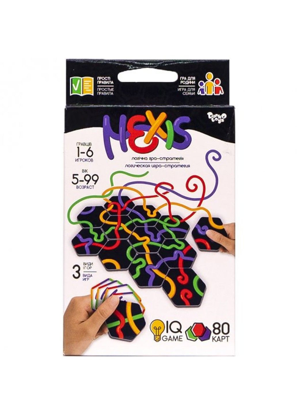 Настольная развлекательная игра "Hexis" G-HEX-01-01 Danko Toys (331297110)