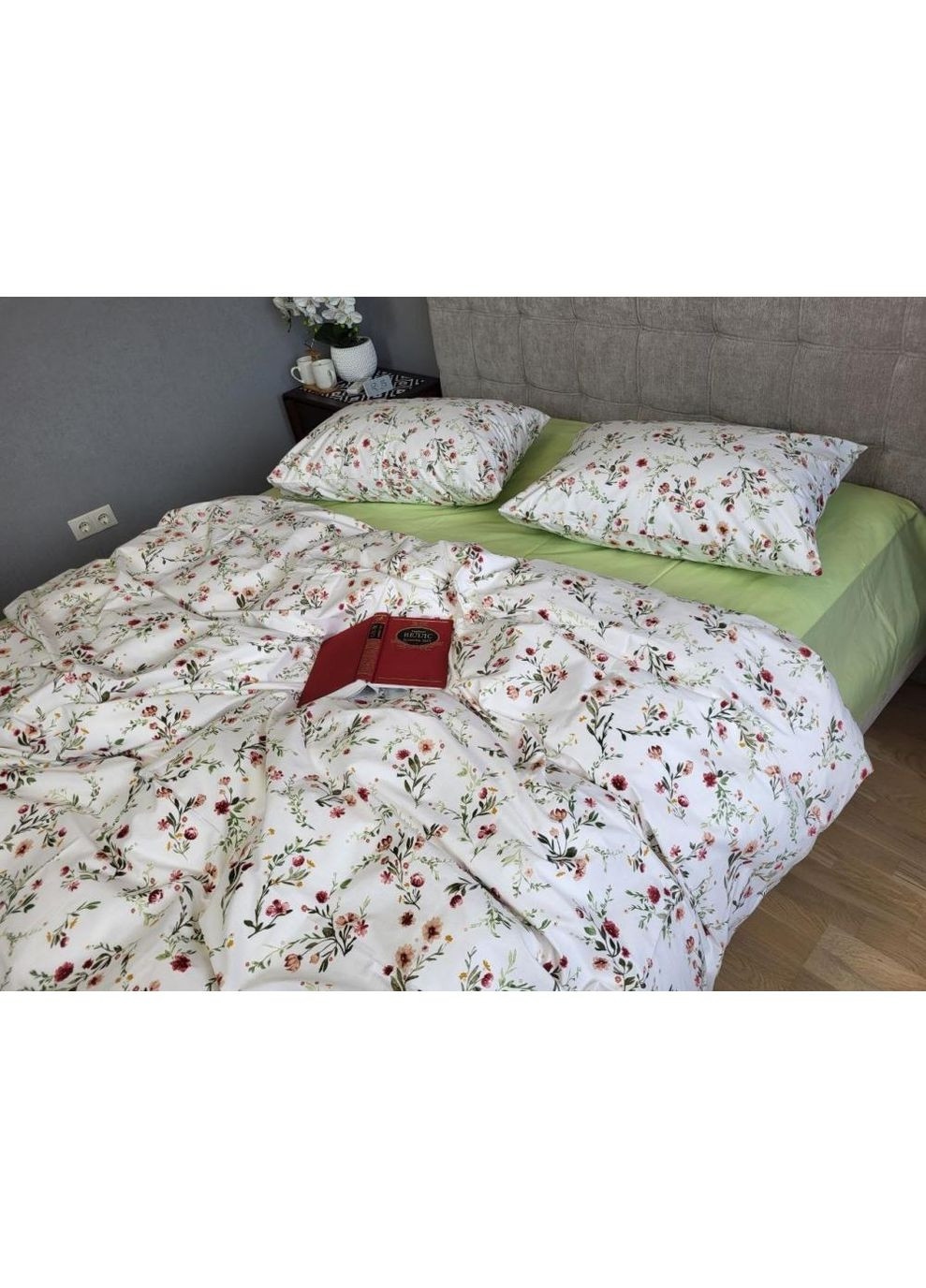 Постільна білизна Органік, ранфорс Двухспальний розмір, наволочки 50/70 No Brand (364220053)