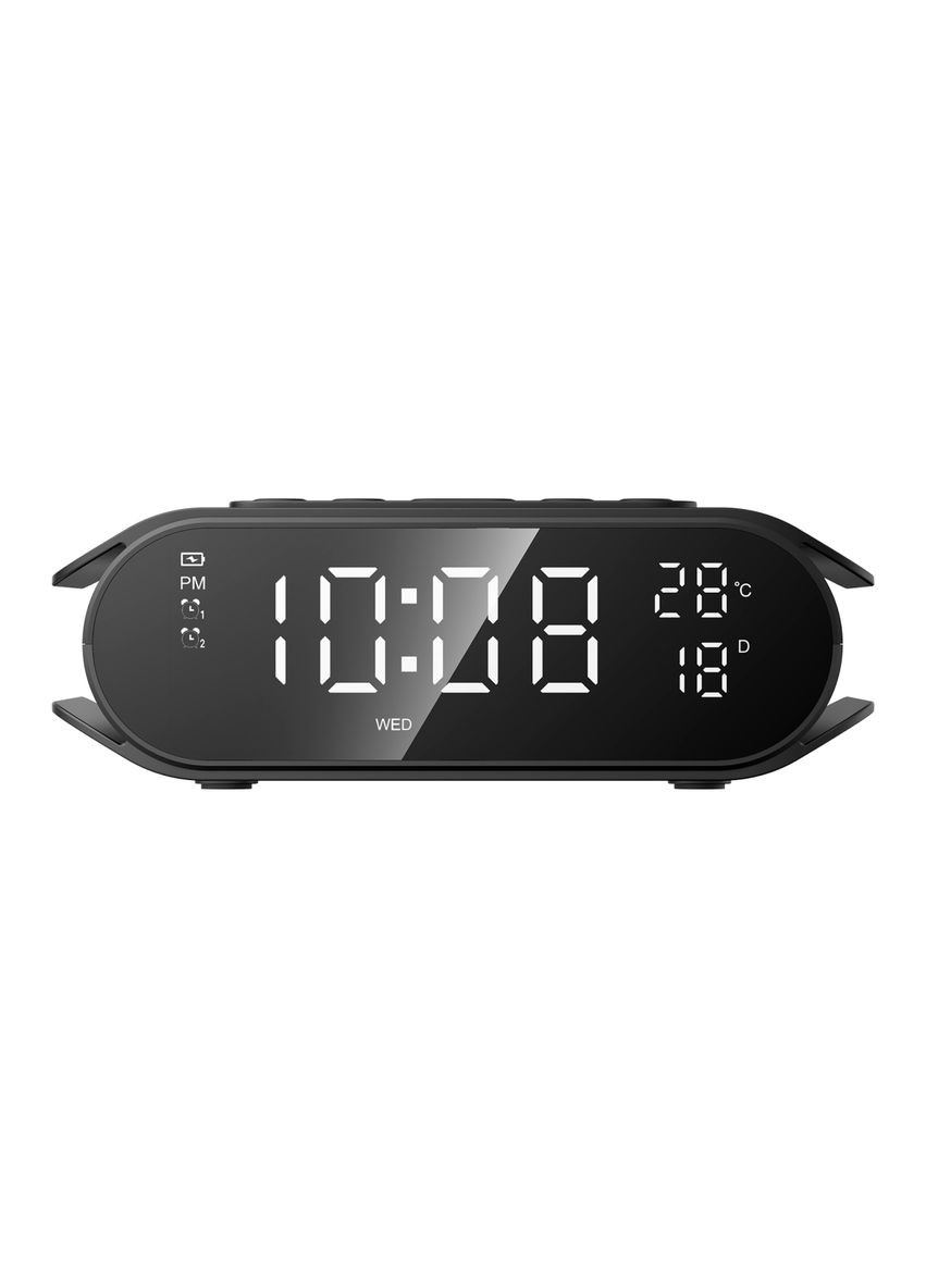 Беспроводная зарядка с часами W3040 15W Black Havit (363970228)