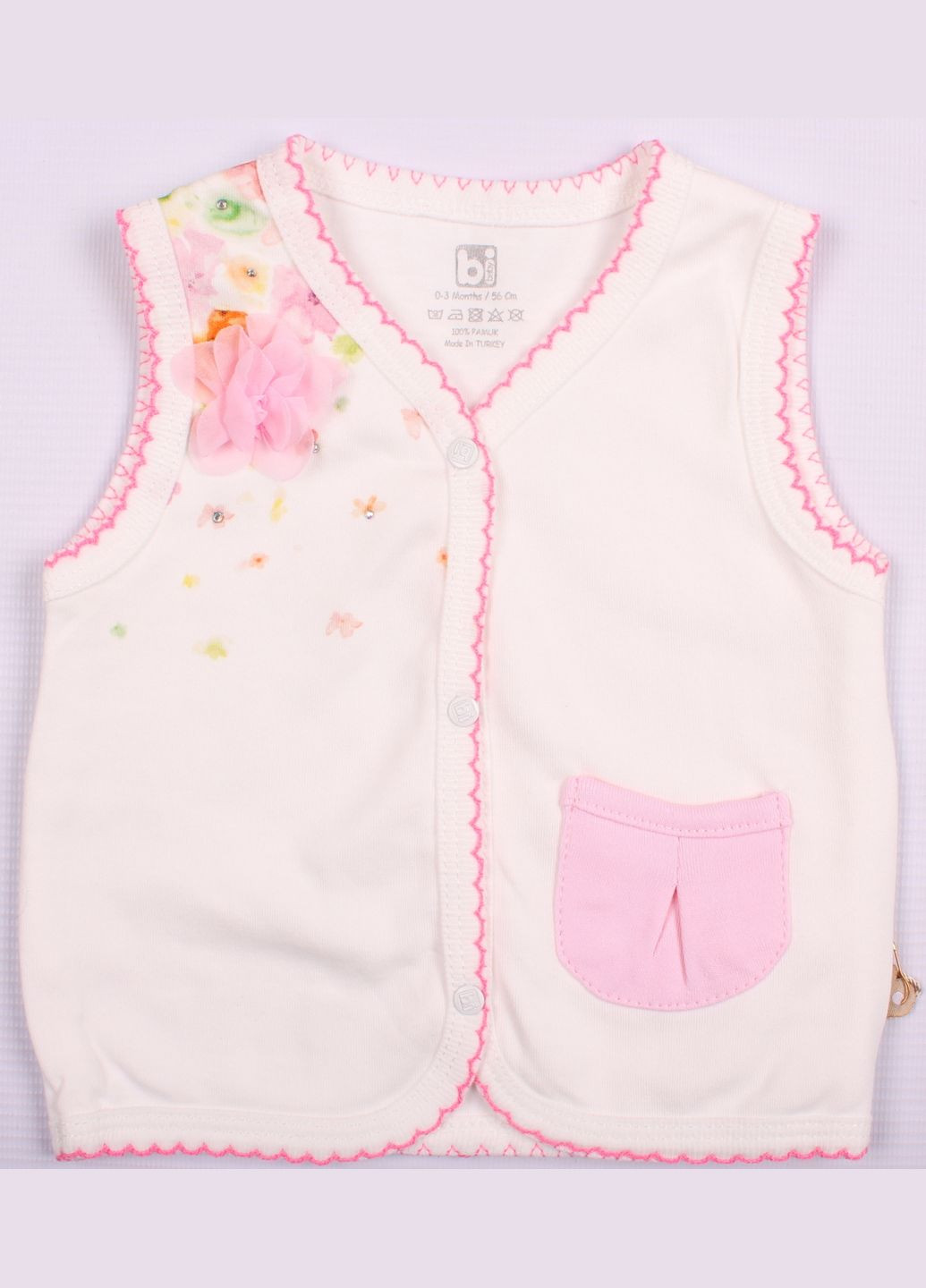 Жилет 61175 И Розовый BiBaby (306546632)
