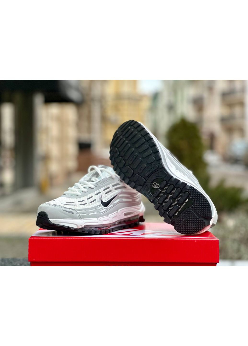 Білі Осінні кросівки чоловічі nike air max tl 2.5 white beige найк аір макс тл 2.5 No Brand