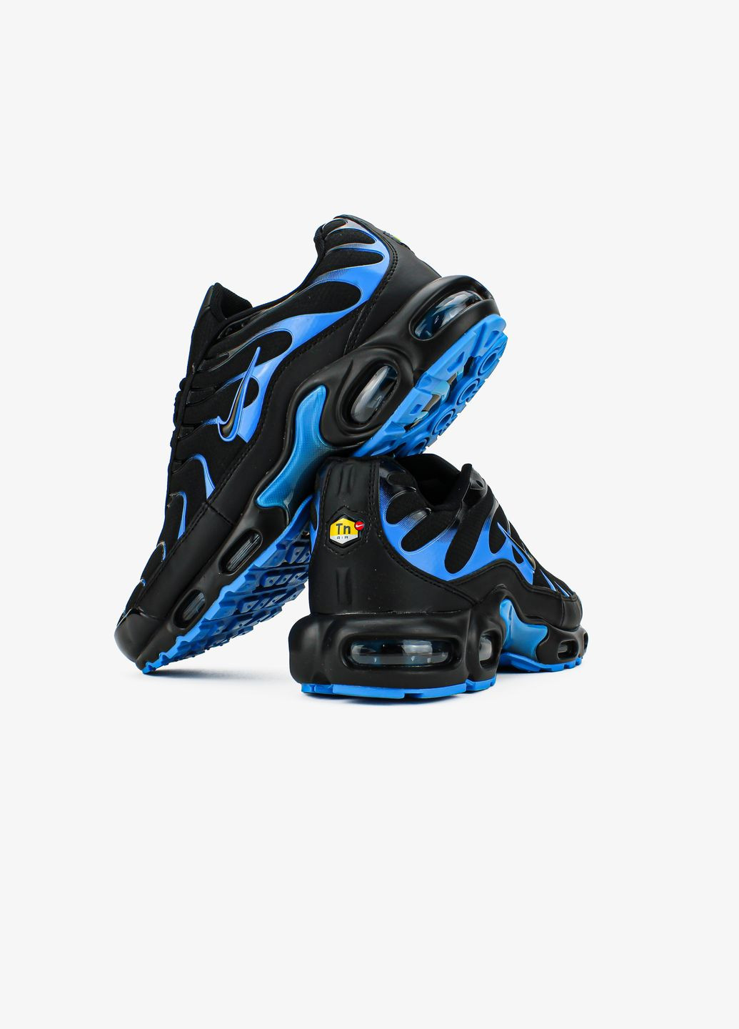 Чорні Осінні кросівки nike black university blue No Brand Air Max TN Plus