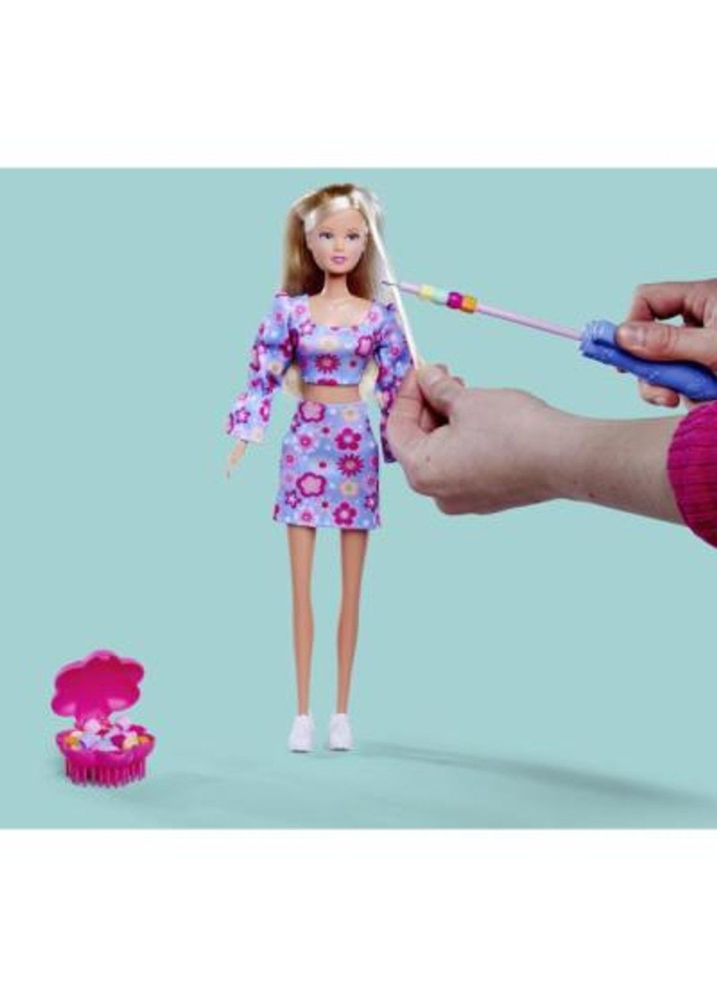 Кукольный набор Штеффи "Прическа с ожерельем" с аксессуарами, 3+, артикул 573 3652 Steffi & Evi Love (335401100)