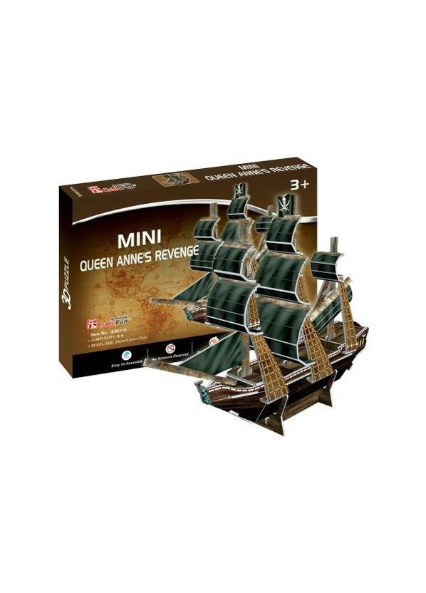 3D Пазл Помста королеви Анни, 24 елементи () CubicFun S3031h (328449050)