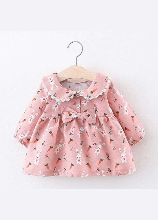 Рожева сукня honey bunny з бантиком ( ) (7378) Qoopixie (292395084)