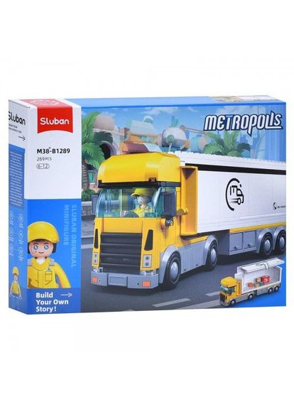 Конструктор Міська серія Вантажівка 269 деталей (M38-B1289) Sluban (370623551)