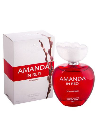 Жіноча туалетна вода Amanda in Red 100 мл Lotus Valley (361341062)