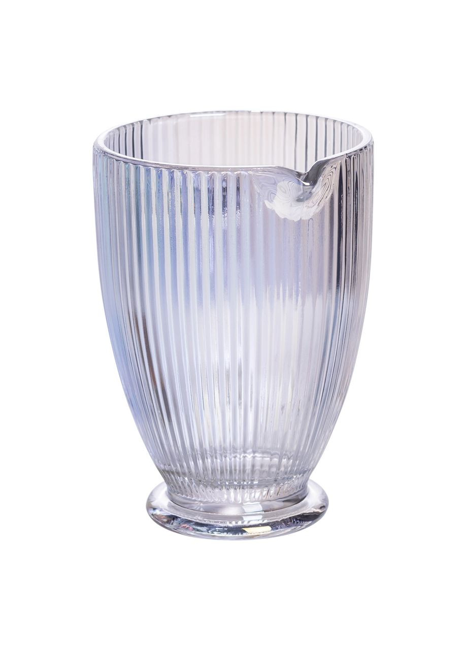 Глечик скляний 1,2 л ребристий фігурний HP7118RB (A-046906) Yiwu (369156869)