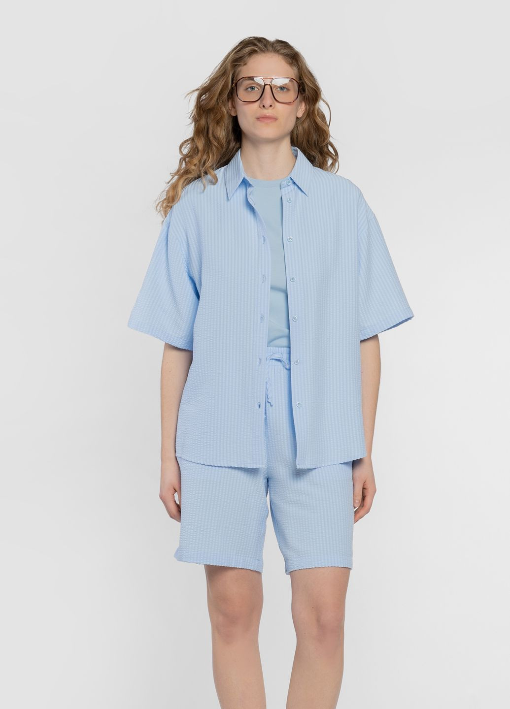 Сорочка жіноча блакитна Arber Cheril 1 (327009611)