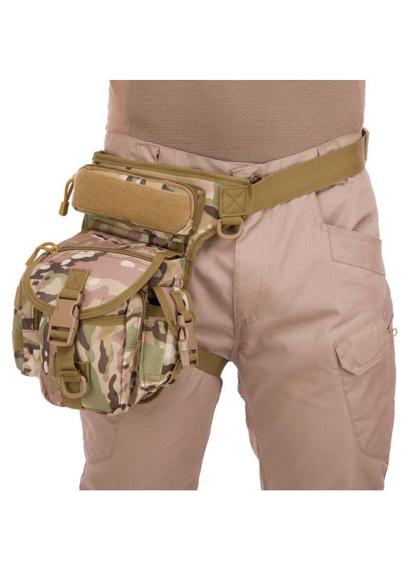 Сумка тактична на стегно TY-5718, (59493021) SILVER KNIGHT (293650018)