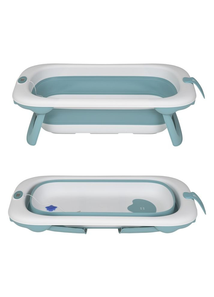 Ванночка T-CONTROL детская, с термометром, силикон, складная, 87-51-23 El Camino (368559570)