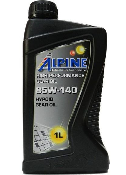 Масло трансмиссионное Gear Oil 85W-140 GL-5 1л Alpine (352763302)