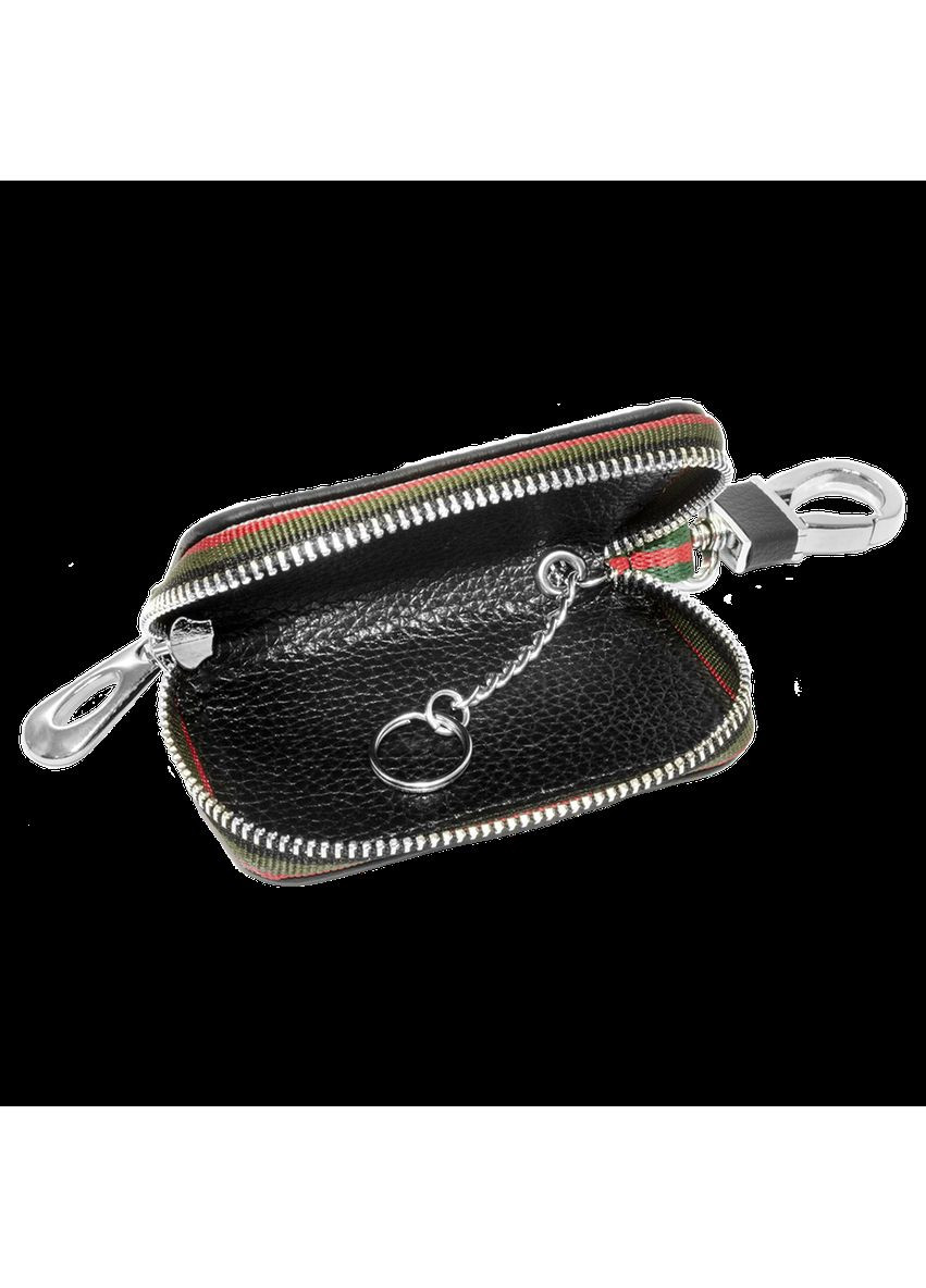 Ключниця, шкіряна автоключниця з логотипом СИТРОЕН (чорна 17006) Citroen (360949162)