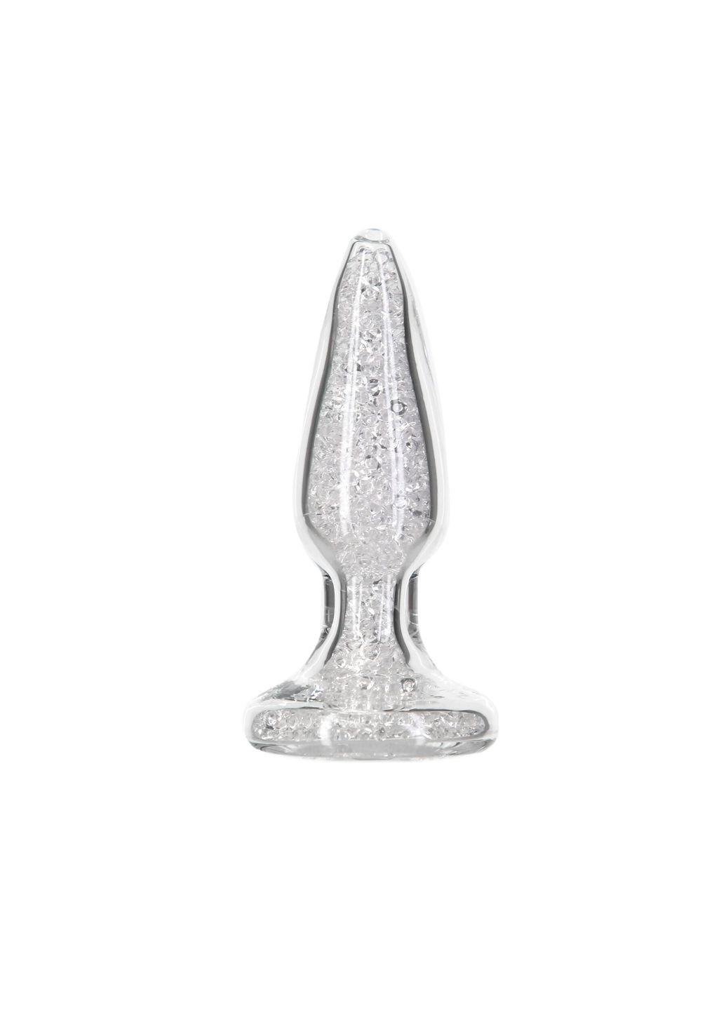 Скляна анальна пробка Fancy Luxurious Glass Anal Plug, ⌀3,1см, віброкуля в подарунок - CherryLove Pillow Talk (339867436)