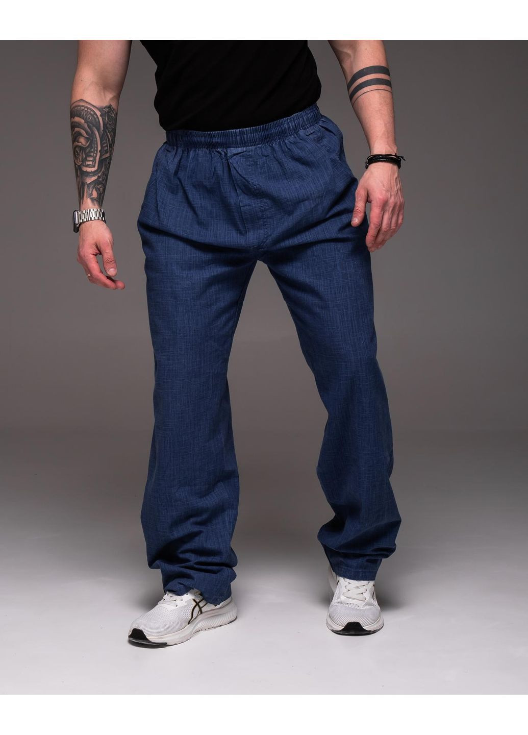 Чоловічі Штани Великі Розміри Легкий Дихаючий Матеріал No Brand (353700767)