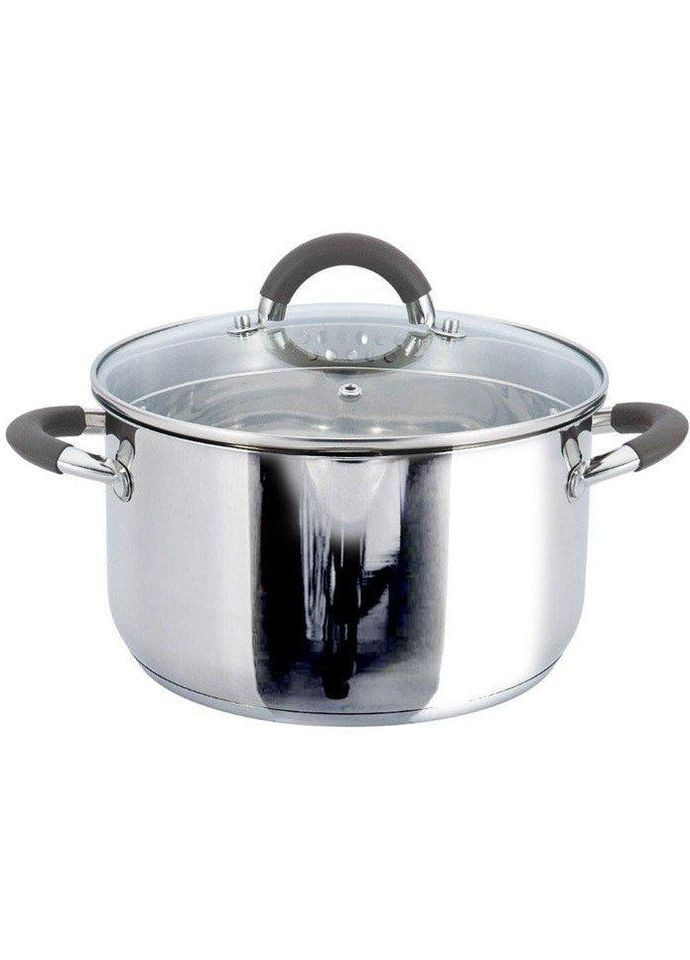 Кастрюля GT-1102-16 нержавеющая сталь 1,9л 16см индукция газ керамика Gusto (330830162)