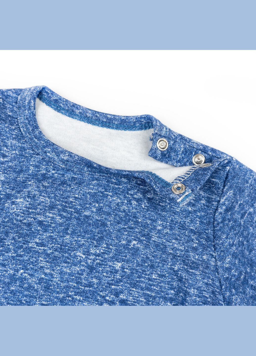 Чоловічок з відкритими ніжками Джинсовий меланж dexter's (300482456)