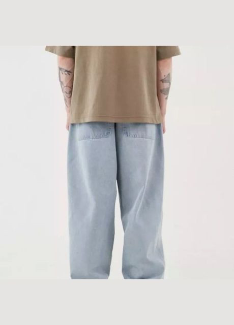 Джинси baggy fit jeans для хлопців блакитний No Brand (347332396)