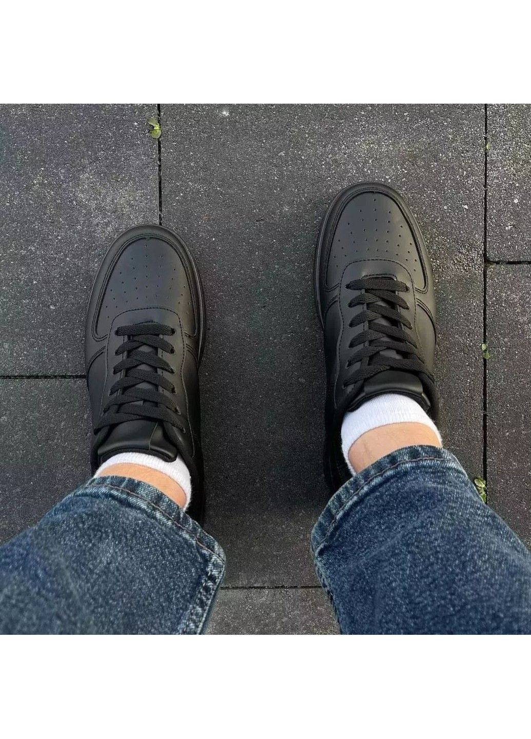 Черные кеды мужские форс YZY