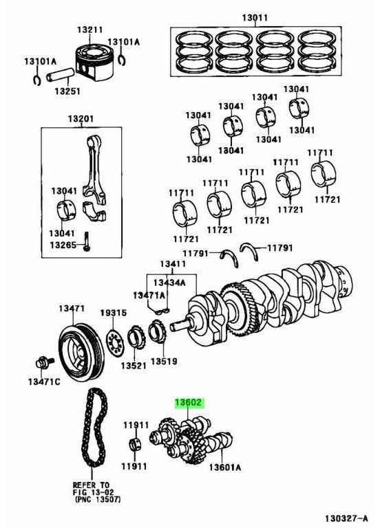 Вал балансирный, оригинал, Camry, RAV4, Alphard, Avensis, Highlander, Lexus 2000- OEM 1360128031 Toyota (354822901)