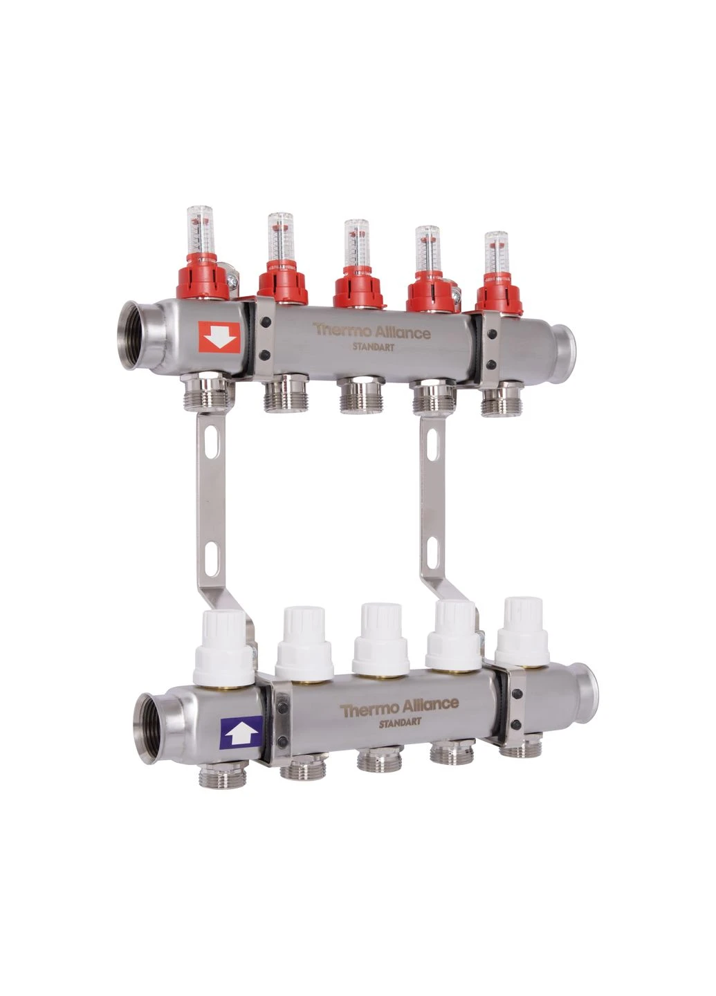 Коллектор с расходомерами Standart 1" 5 выхода SD Plus SD0045 (341326814)