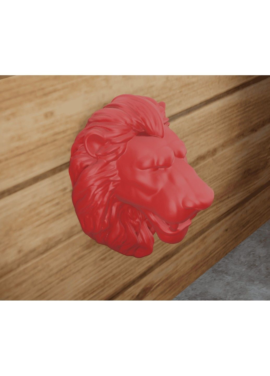 Декоративне панно «Голова лева» з кріпленням на стіну ЗаСвіт (369718686)