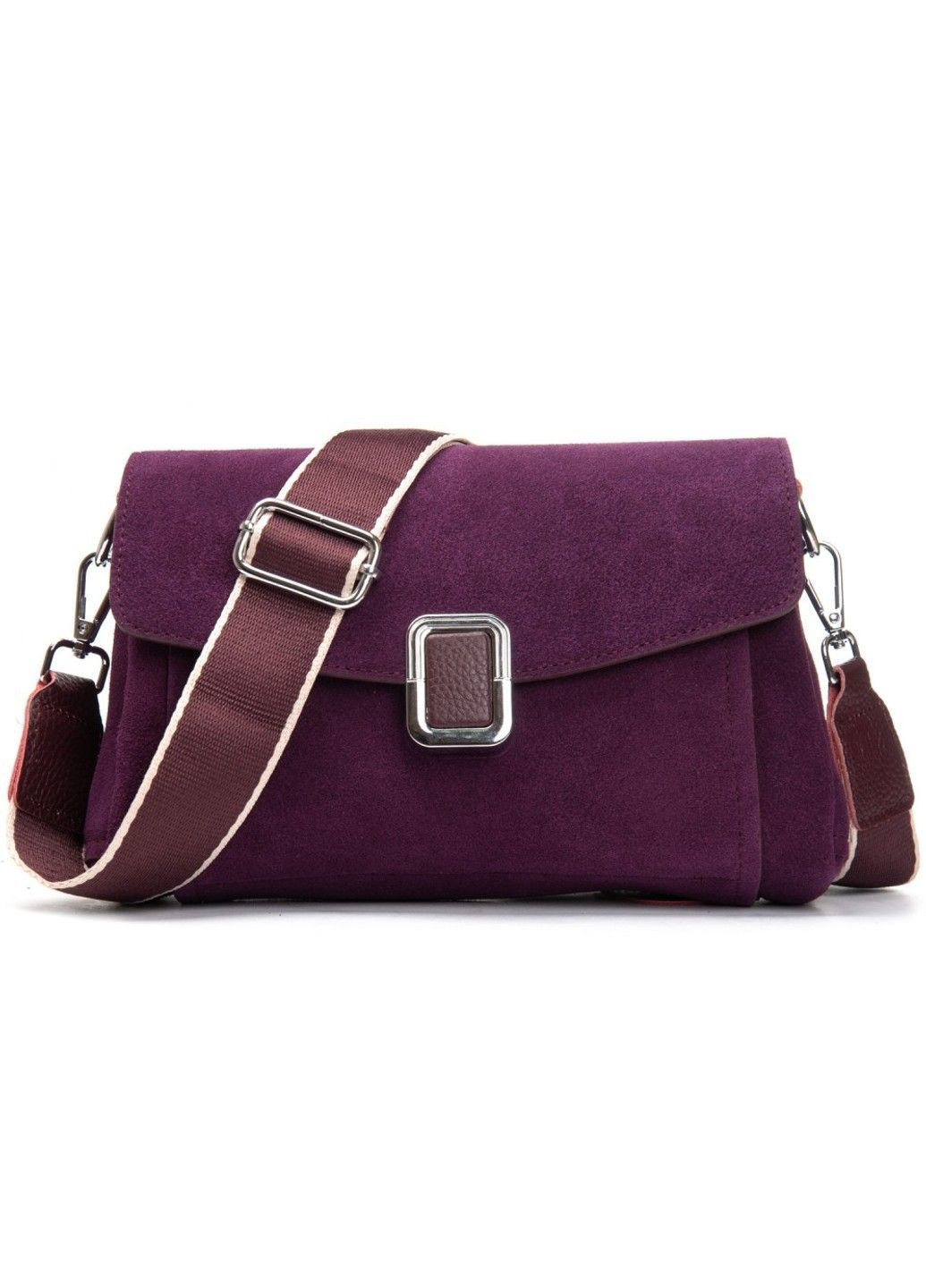 Жіноча замшева сумка 93055 bordo Alex Rai (367992160)