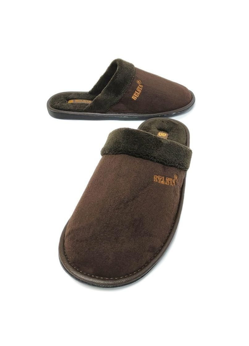 Коричневые тапочки домашние мужские коричневые 033 Белста