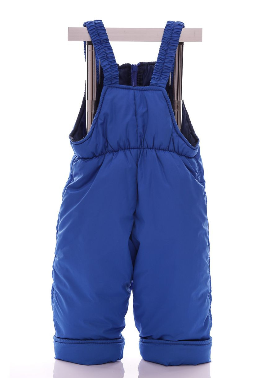 Синий зимний комбинезон на синтепоне для девочки с принтом кролика евро ноль синий см (27716) BABYKROHA