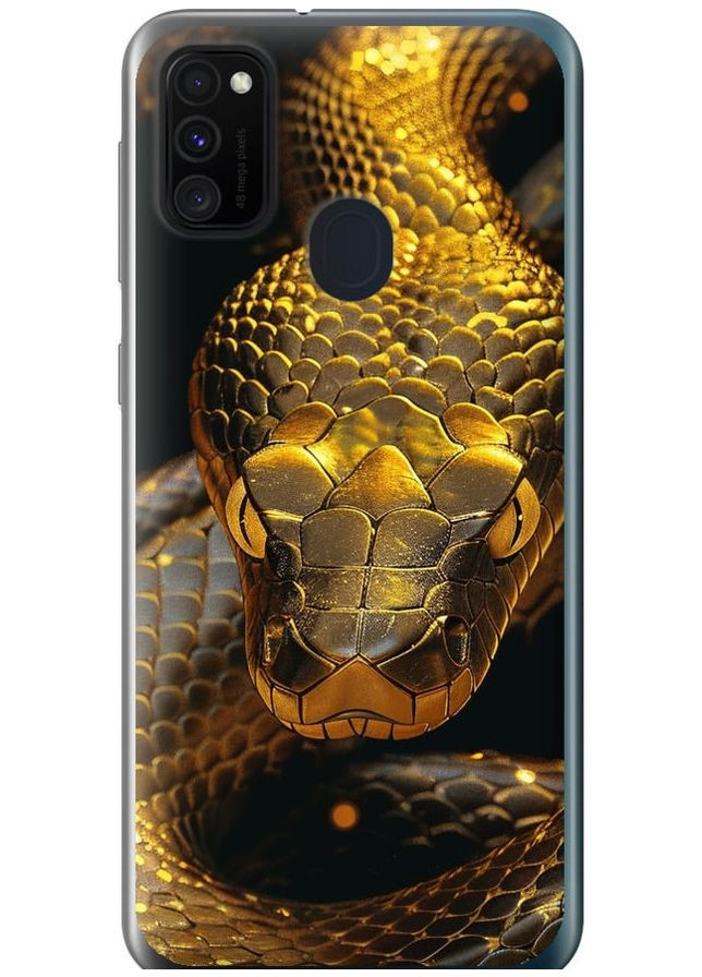 Силіконовий чохол 'Golden snake' для Endorphone Samsung Galaxy M21 M215F (286771705)