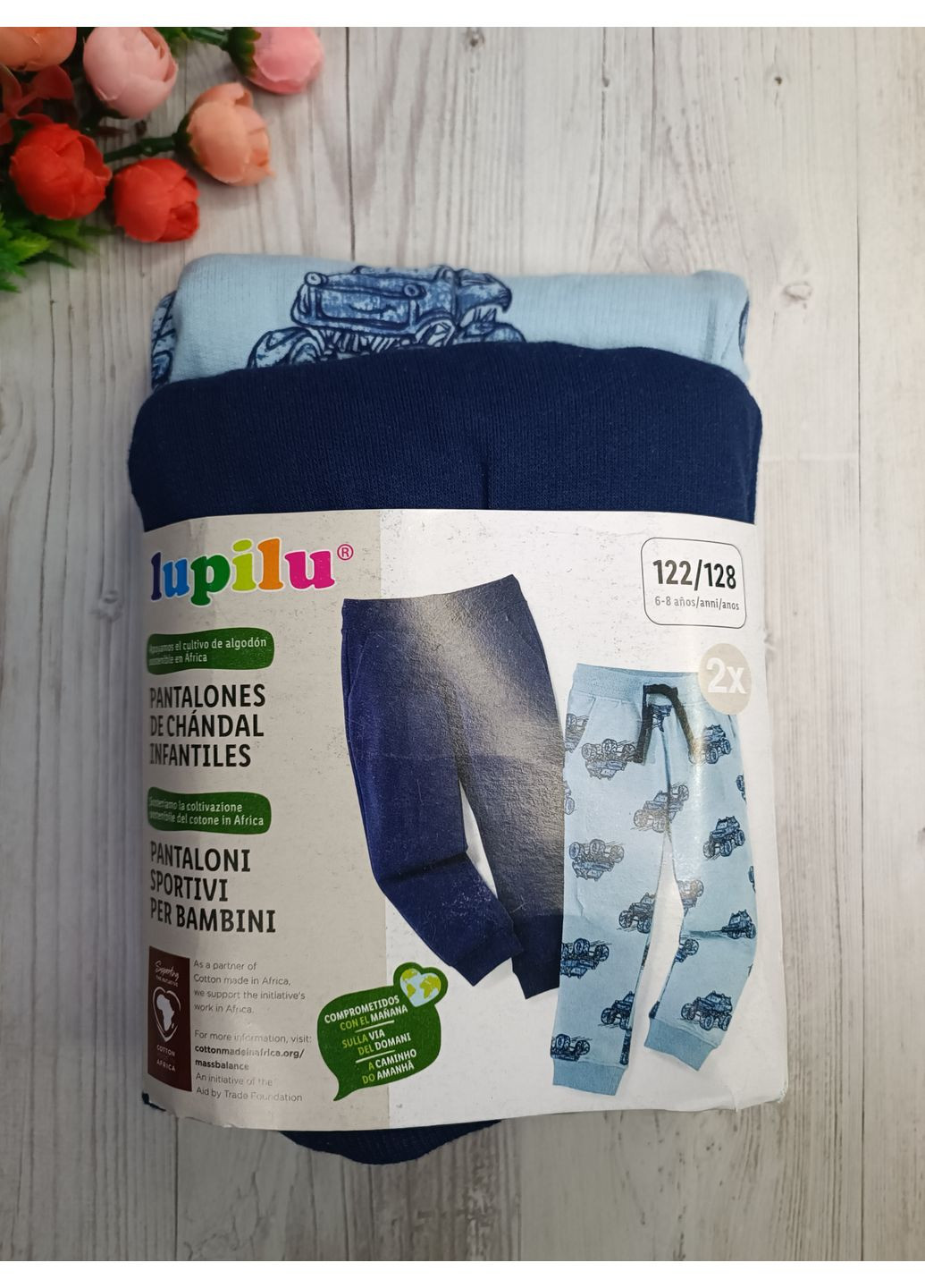 Комбинированные повседневный демисезонные брюки Lupilu