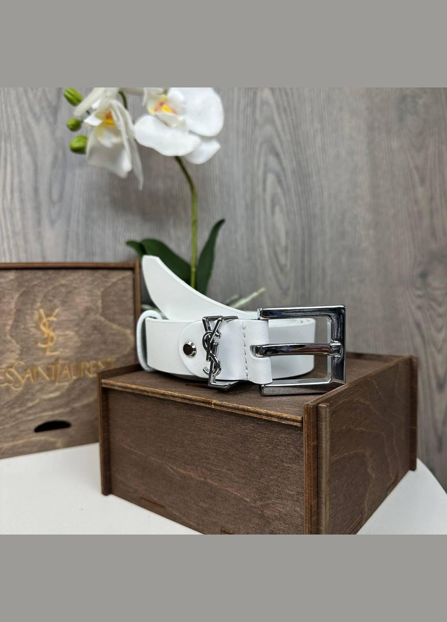 Шкіряний жіночий пояс поясний Чорний No Brand (301873577)