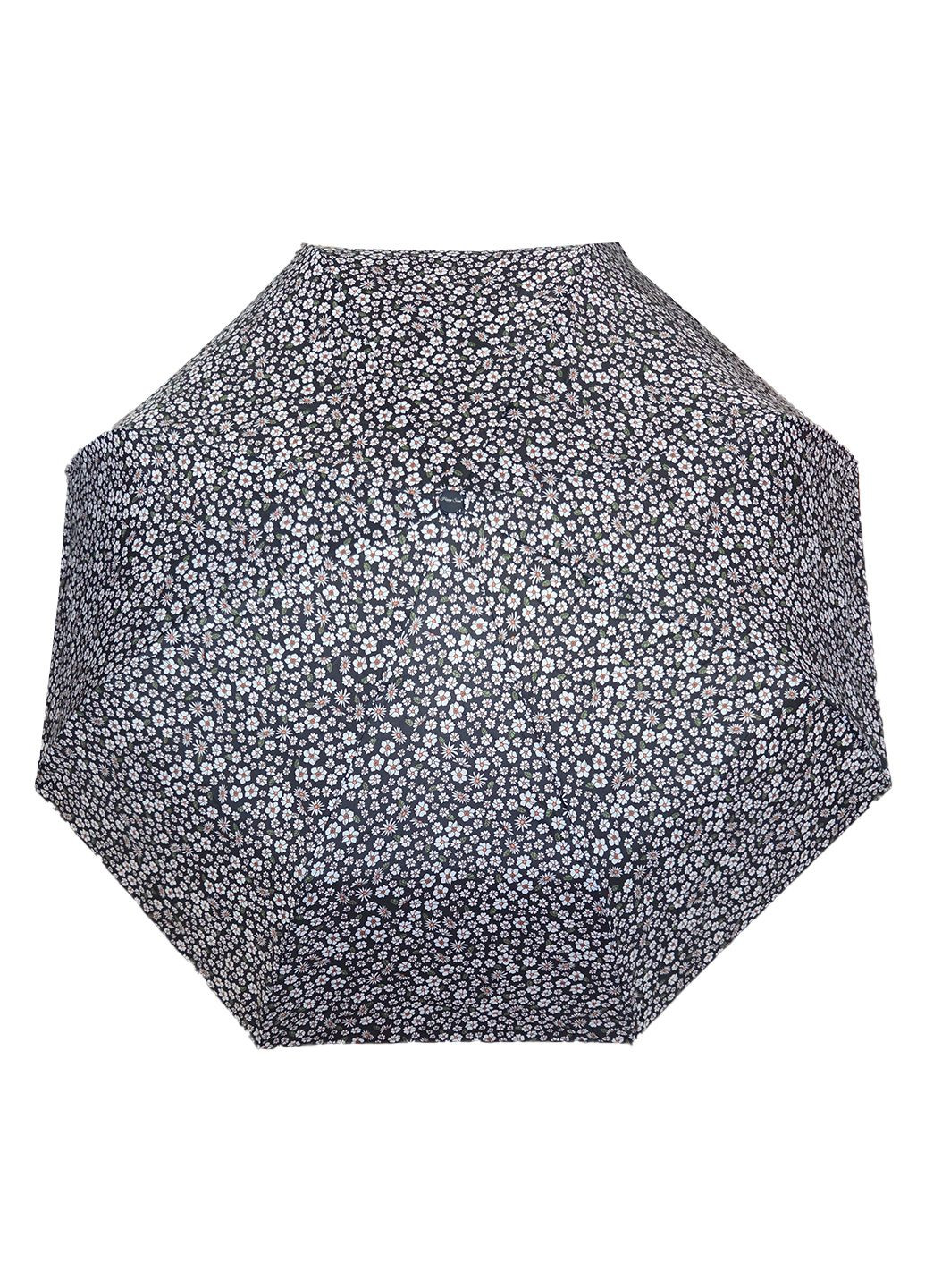 Чёрный зонтик женский полуавтомат RST средний система антиветер (351356645)