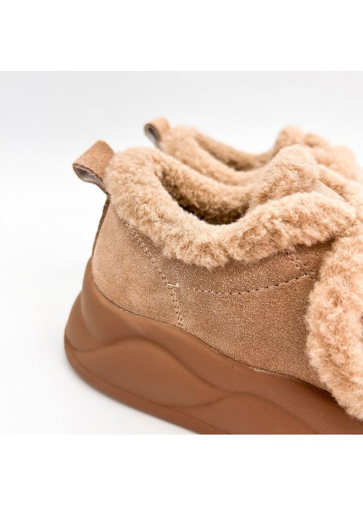 Бежевые мокасины (р) замша 0-1-1-am-3529jm-1-n-25 Baderus