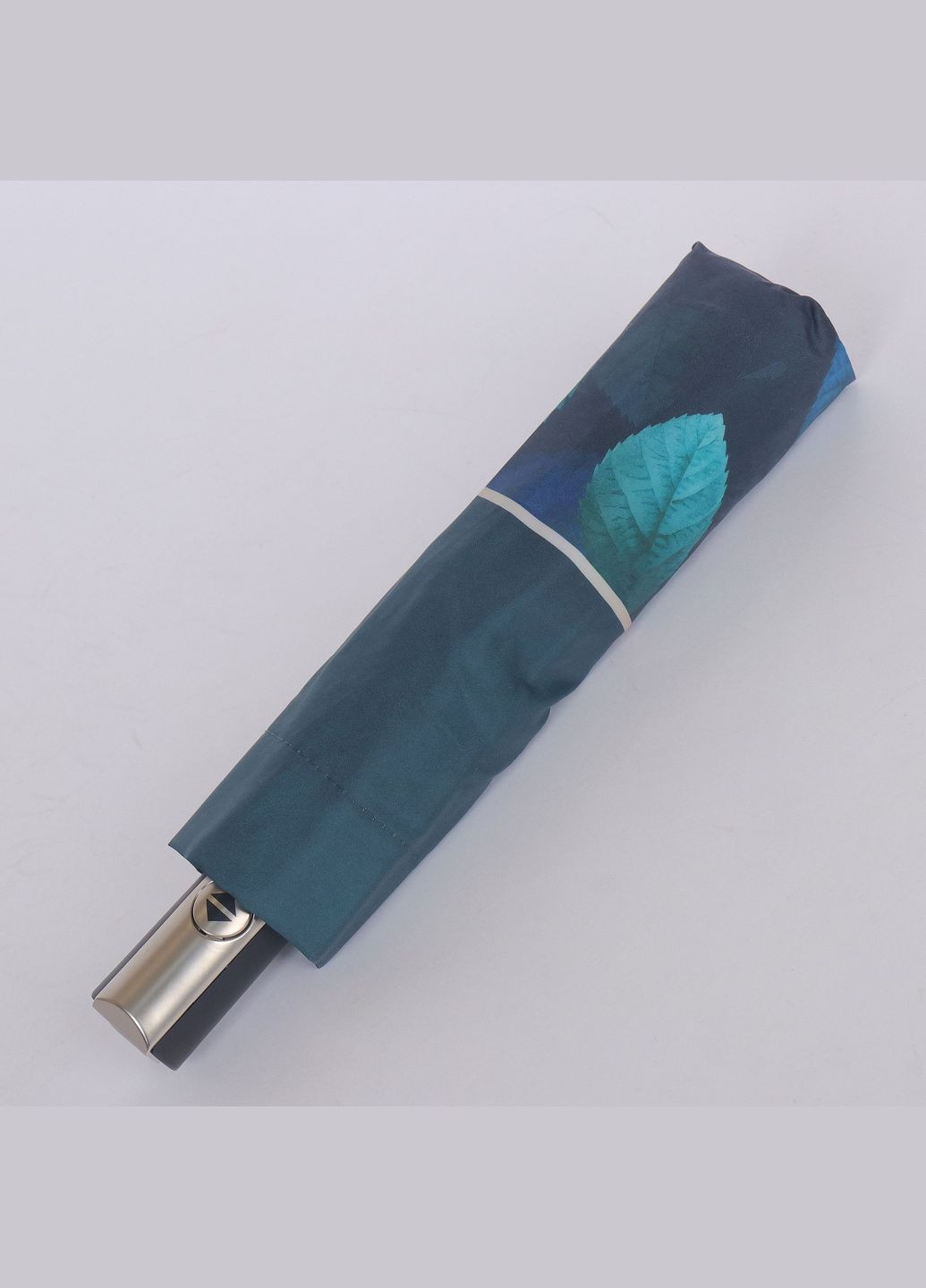 Бирюзовый крепкий женский зонтик антиветер Trust средний система антиветер (328904192)