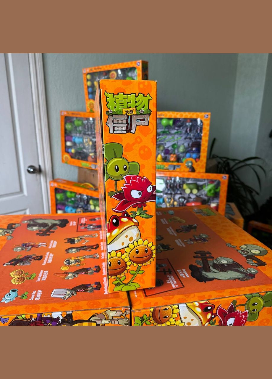 Большой детский набор фигурок Plants vs Zombie фигурки Растения против зомби Босс фараон Diy (314999198)