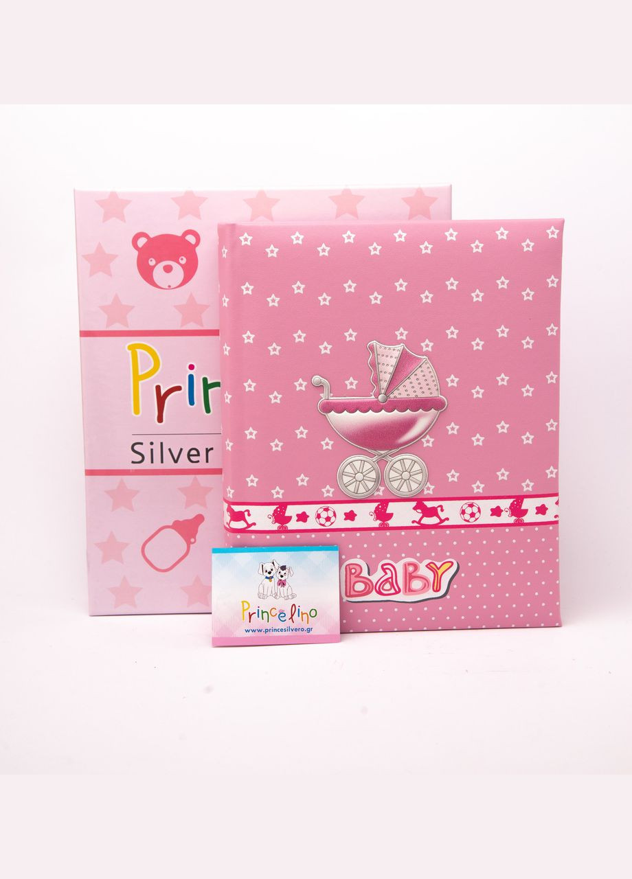 Фотоальбом для новорожденной девочки 20x25см Princesino Prince Silvero (266265774)