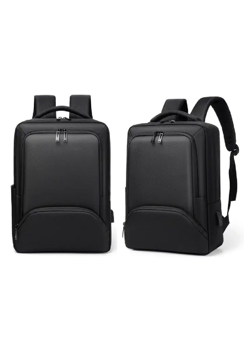 Рюкзак повсякденний міський з відділенням для ноутбука виходом для USB-проводу оксфорд 43х32х12 см 16 л (477563-Prob) Чорний Unbranded (298112421)