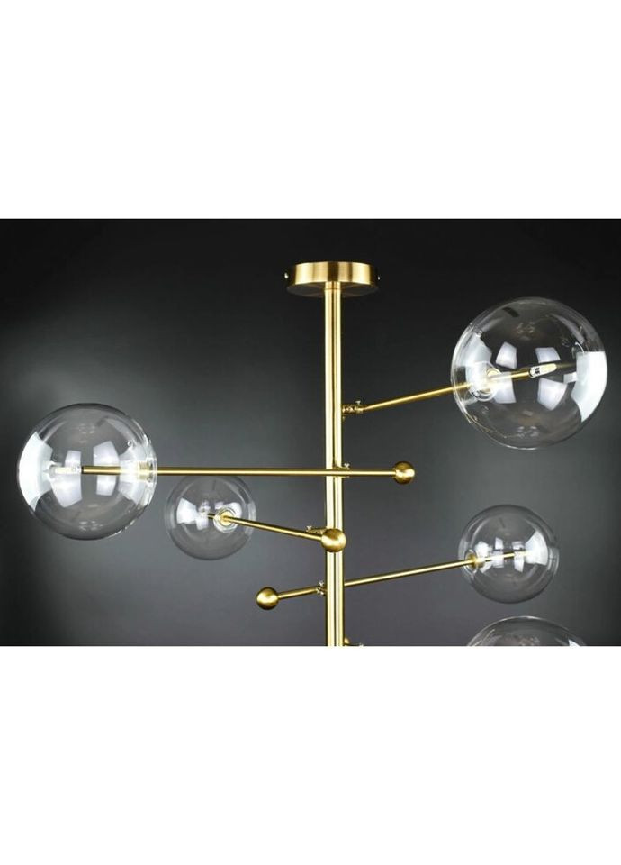 Люстра потолочная на 6 лампочек 26732 Латунь 63-83х80х80 см. Sunnysky (335975200)