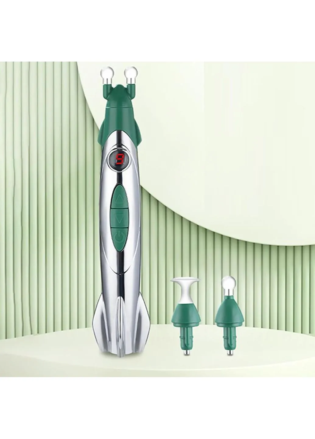 Портативний електронний масажер Elite Massage Rocket ∙ Ручний імпульсний масажер Elite Massage Rocket для зняття болю No Brand (401466182)